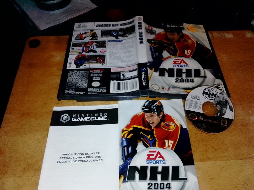 Nintendo GameCube Game EA Sports NHL 2004
