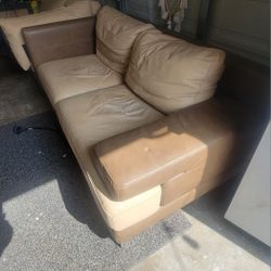 Italian Leather Sofa 