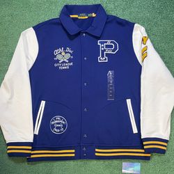 Polo Ralph Lauren tennis letterman jacket