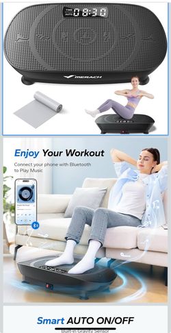 Vibration plate exercise machine