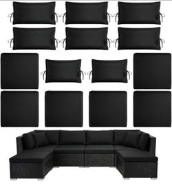 Cushion Covers for Outdoor Furniture 14PCS