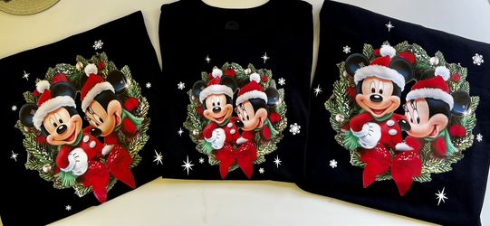 Minnie And Mickey Christmas Shirts