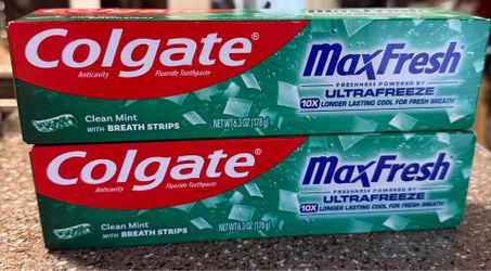 2 Colgate max fresh for $5