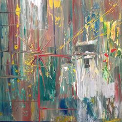 Abstract painting by Frederick Agnew.