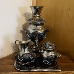 Antique Persian Tea Set