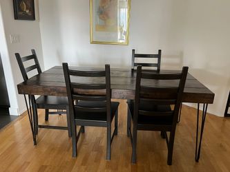 Large Wood Table 6-8 Seats