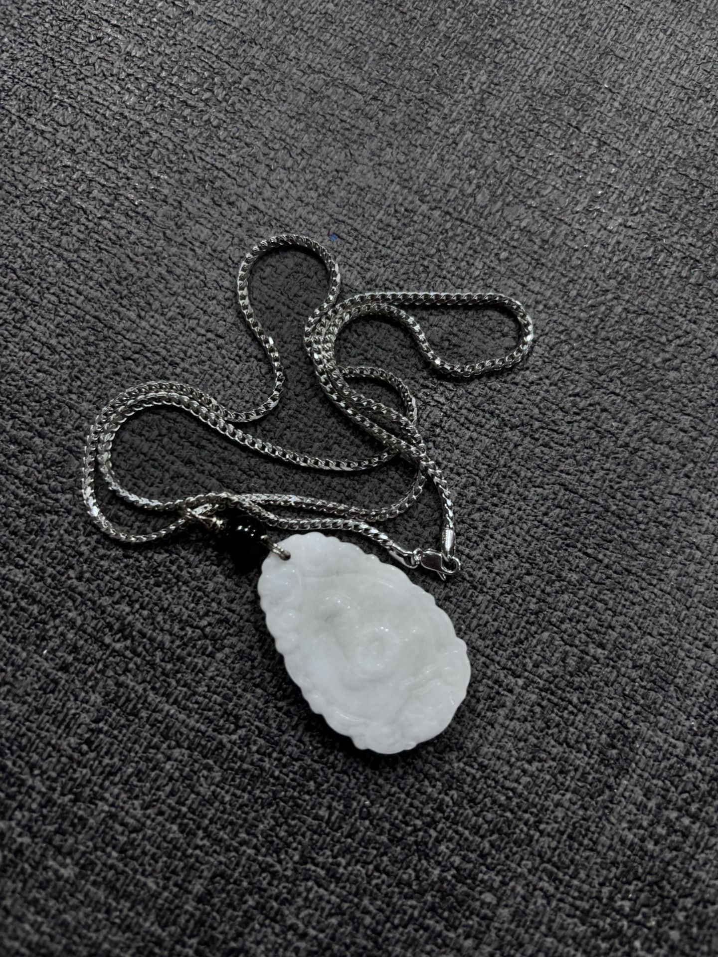 white jade pendant