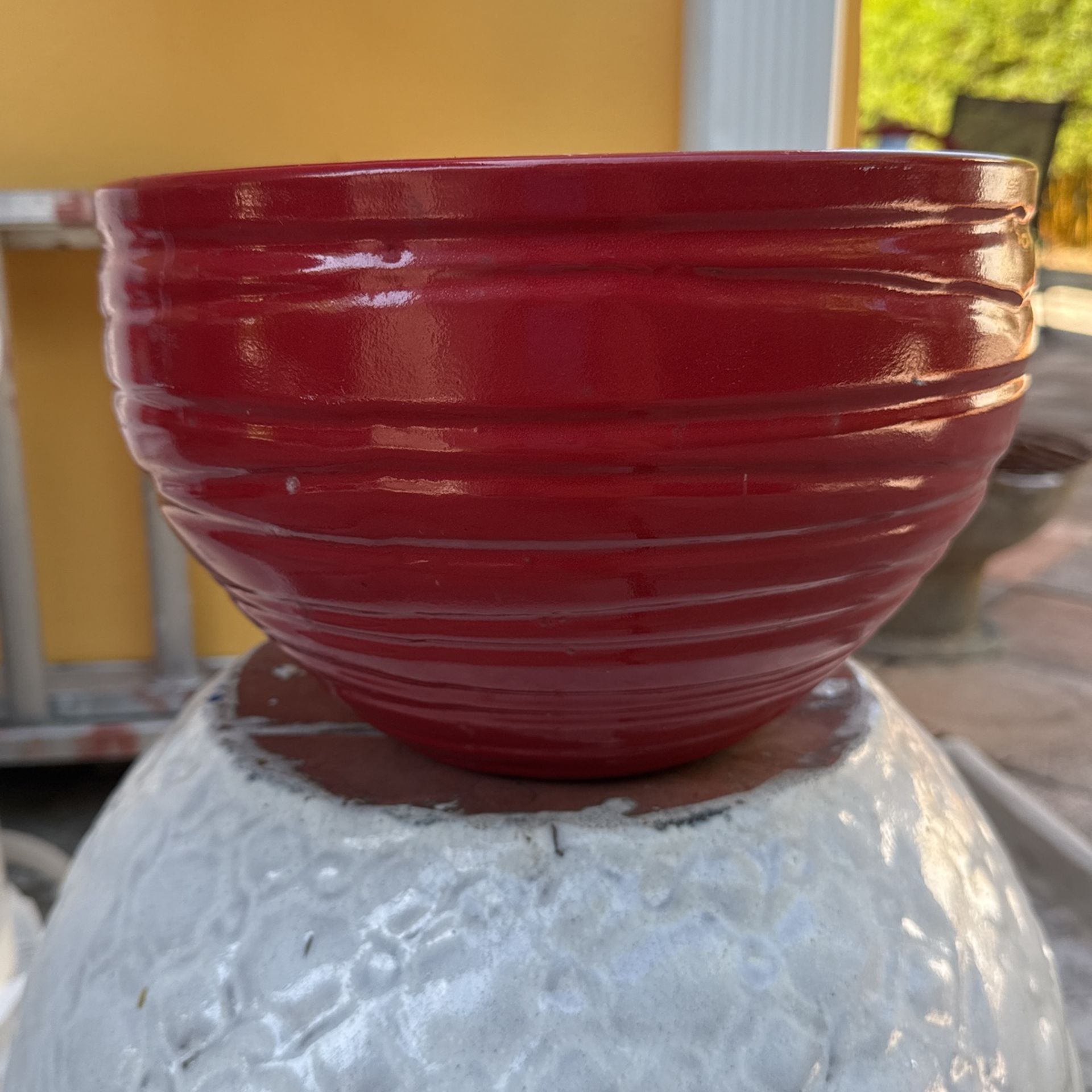 Ceramic red Pot