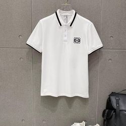 Loewe 2024ss White Polo Shirt New 