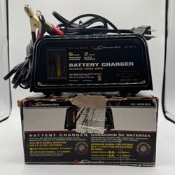 Schumacher 6/2 Amp Dual Rate Battery Charger 6 / 12 Volt Model SE-82-6  TESTED!