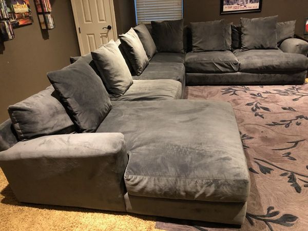 Potato Barn Charcoal Extra Large Sectional For Sale In Gilbert Az