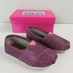Brand New Toddler Girls Pink Glitter Flats- Avail in size  4,6