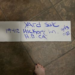Yard Sale 