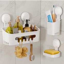 Bathroom Suction Storage Rack
