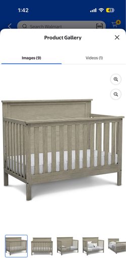 Baby Crib with Mattress