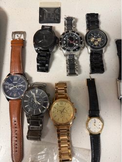 Various watches all worked last time used. Needs new batteries