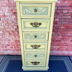 Lingerie Chest Tall Dresser Drawers Chest Green 