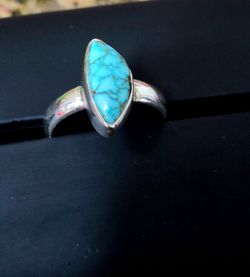 Sterling Silver/Turquoise Ring sz 6