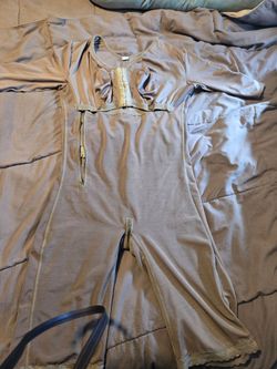 Full Body Compression Garment with Zippers