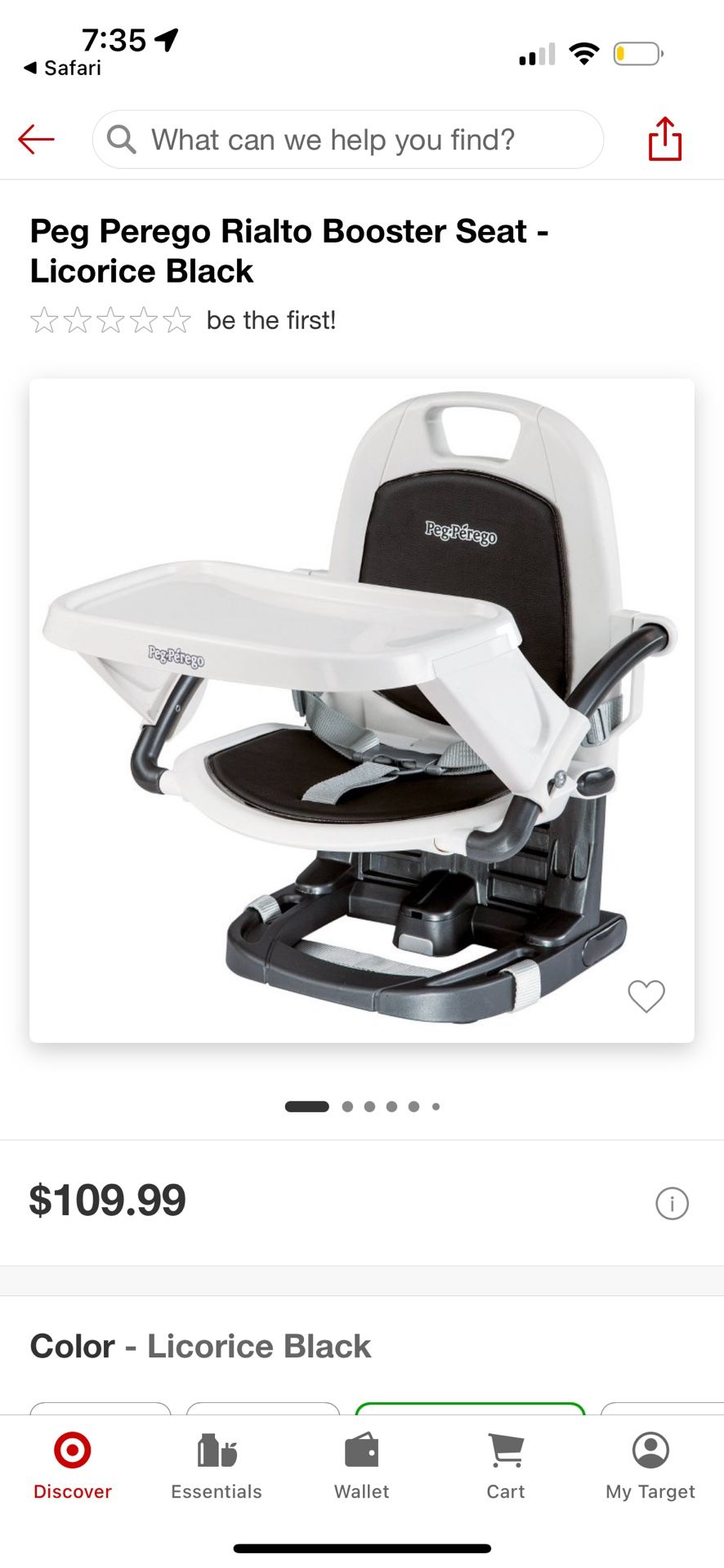 Portable Booster Seat Peg-perego