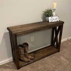 New farmhouse entry table