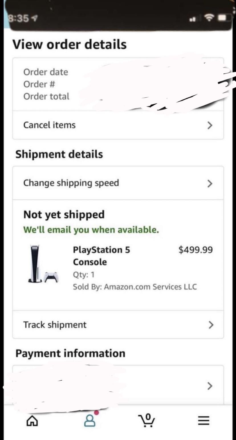 PS5 PRE ORDER SHIPPED TO YOU 550$