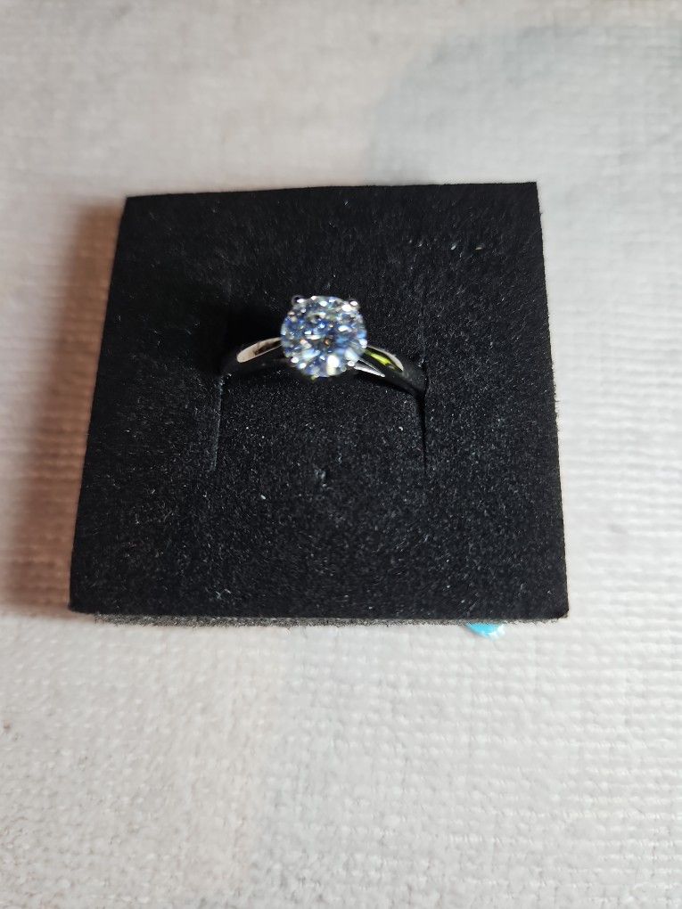 Ring Diamond Solitaire Sz 9