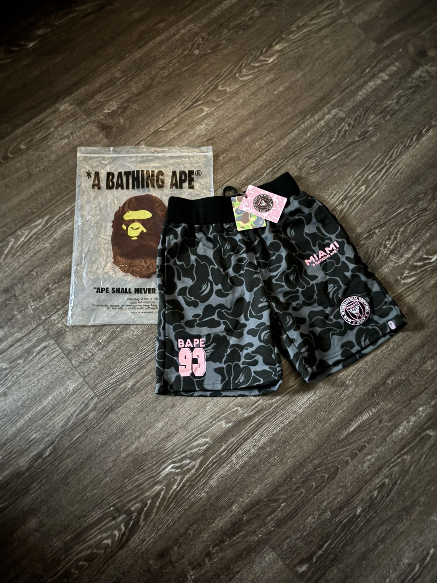 MIAMI BAPE SHORTS
