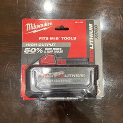Milwaukee M18 Red Lithium Tool Battery 