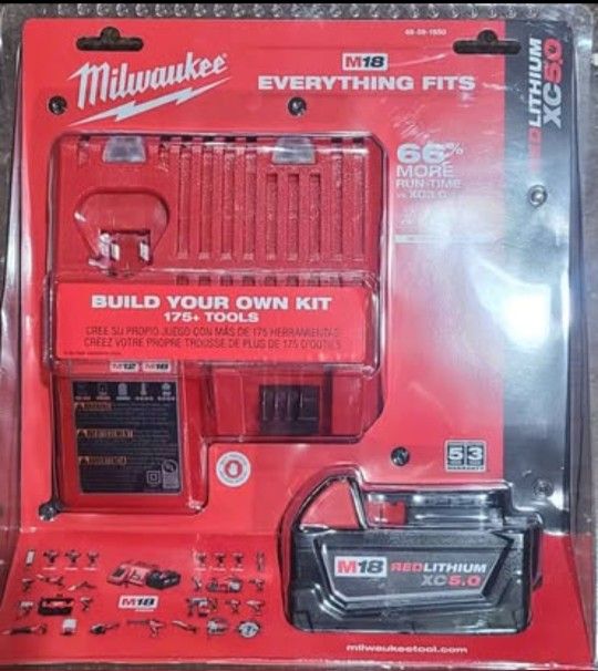 Milwaukee battery charger kit