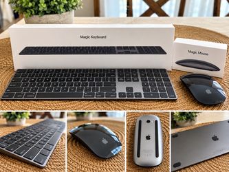 Apple Magic Keyboard and mouse