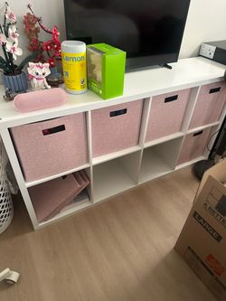 13" 8 Cube Organizer White