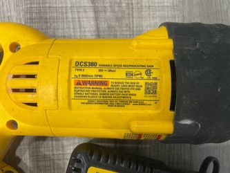 DEWALT DCS380 20V Reciprocating Saw