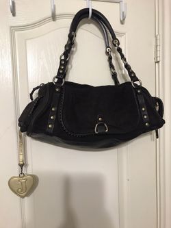 Juicy Couture Brown Suede Vintage Hobo Bag