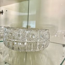 Real Crystal Bowl Good Condition 