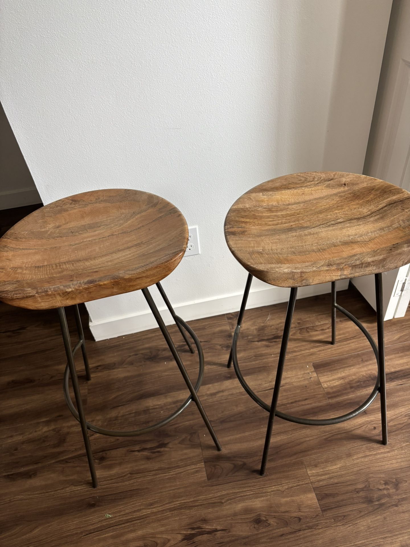 2 Bar Stools- West Elm