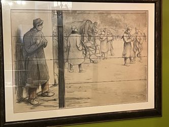 WWI 1916 Signed Lithograph 