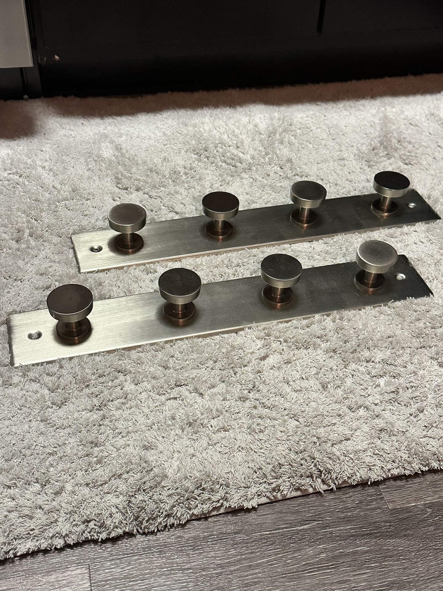 2 Target Metal Closet Hook Rails