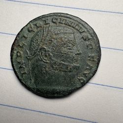 Ancient Roman Coin Licinius I Follis 308-324 AD Jupiter Reverse Bronze