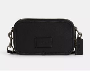 Coach Black Leather Shoulder Bag