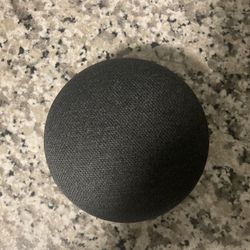 GOOGLE HOME MINI (1ST GENERATION/CHARCOAL GRAY/ORANGE) 🗣️🔈