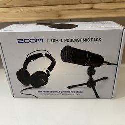 Mic And Head Phone Bundle For Podcasts 