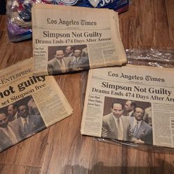 O.J. Simpson newspapers..I have 3