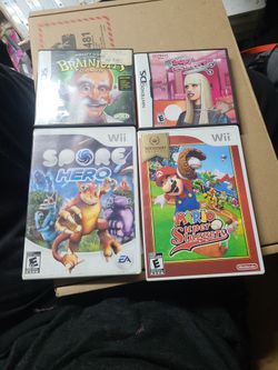 Wii Games And Ds Games