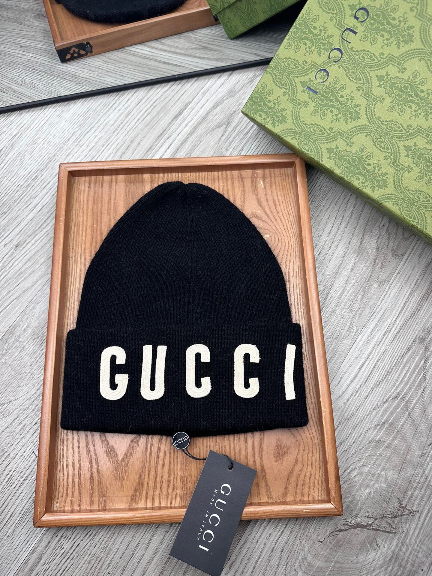 Hat Wool Single Hat Black 