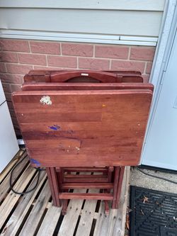 Tv tray folding table