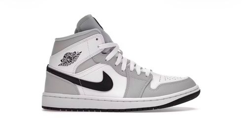 Size 8 Jordan 1 Mid Light Smoke Grey (Women's)