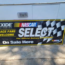 Large NASCAR metal Sign