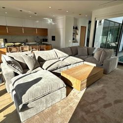 BRAND NEW GREY SECTIONAL CLOUD SAME DAY DELIVERY 