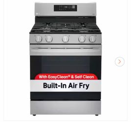 5.8 cu. ft. Smart Wi-Fi Enabled Fan Convection Gas Single Oven Range with AirFry and EasyClean in Stainless Steel